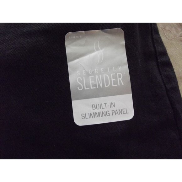 St John's Bay Jeans 16T x 30" Black Ankle Skinny Leg Mid Rise (16 tall) - Picture 5 of 11